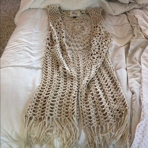Like new crochet vest